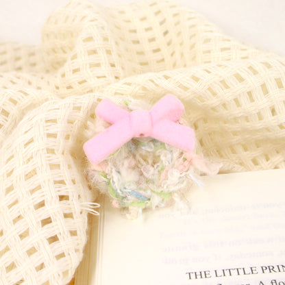 crochet brooch spring