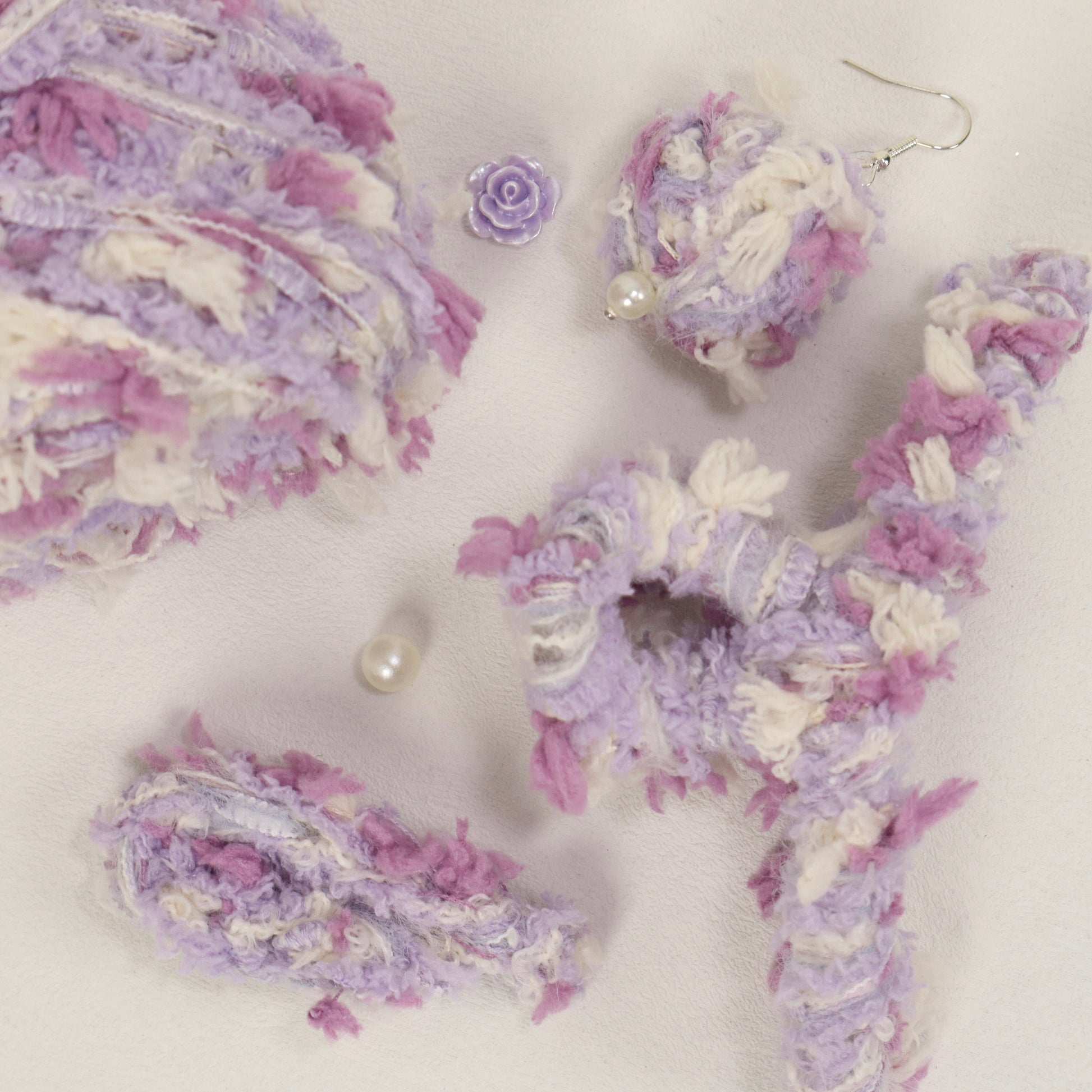 gathered yarn violet4